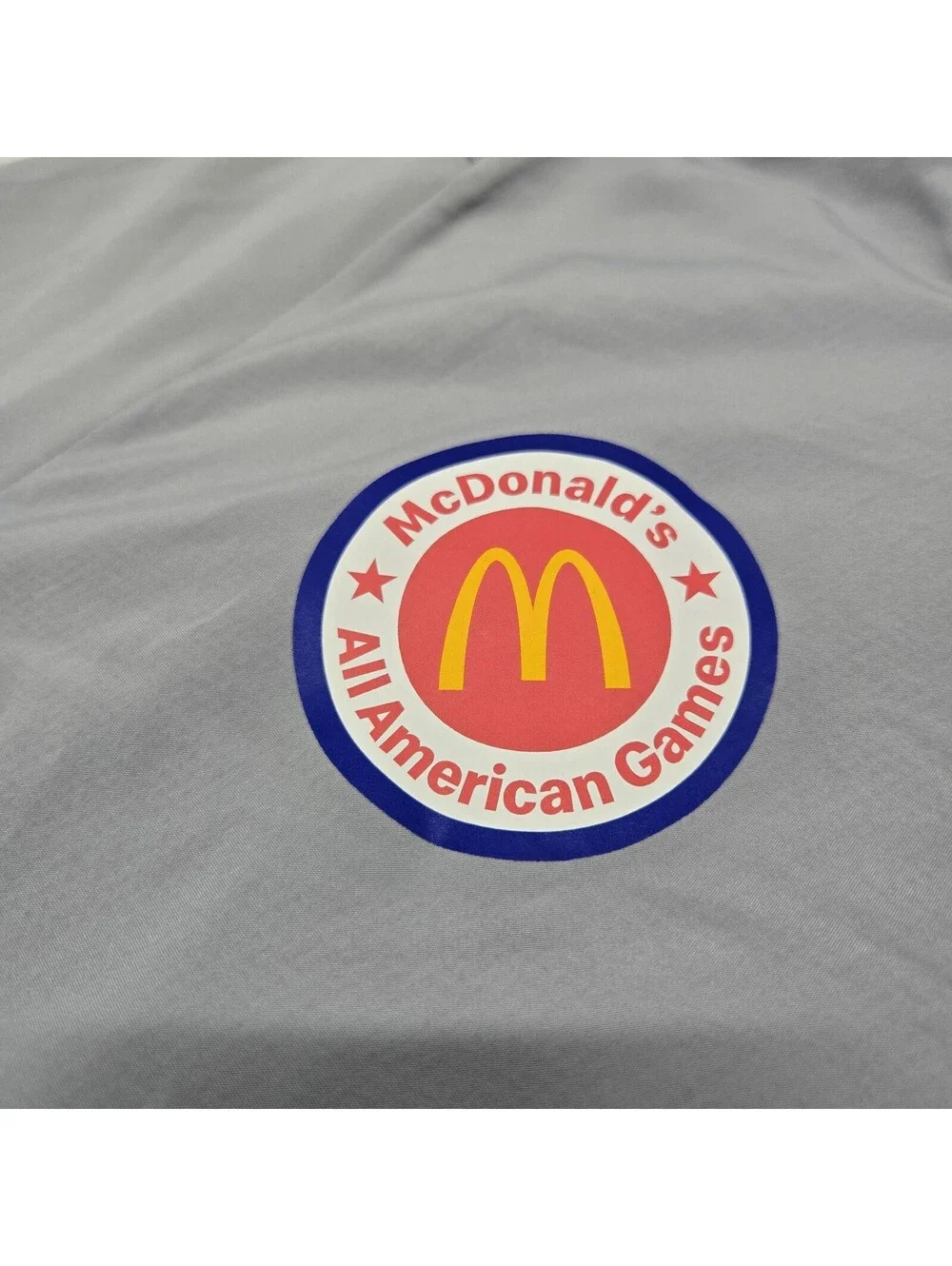 Size XL Adidas McDonalds Zip Up Jacket Train FZ Aeroready Grey/Black Hoodie EUC